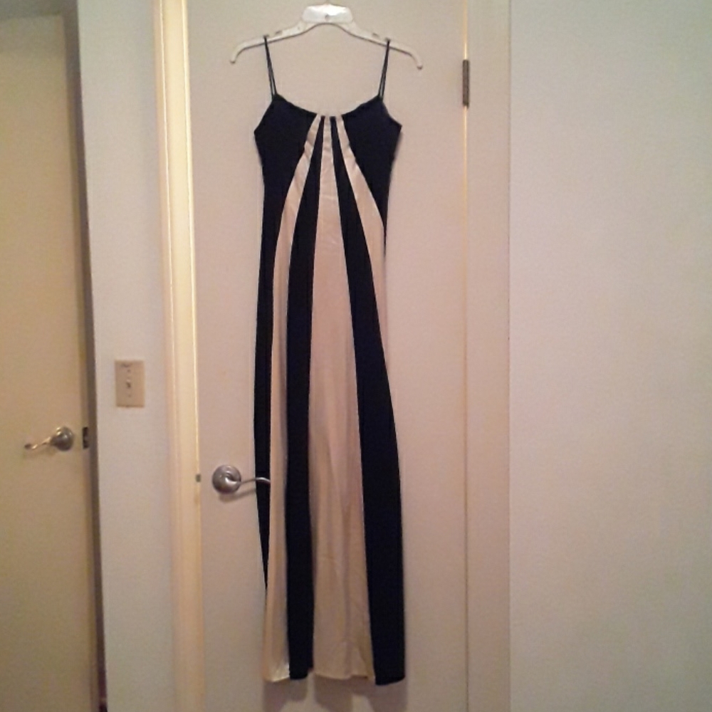 Velvet satin dress